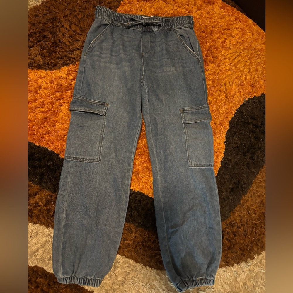 Vanilla Star, Denim, Cargo Joggers